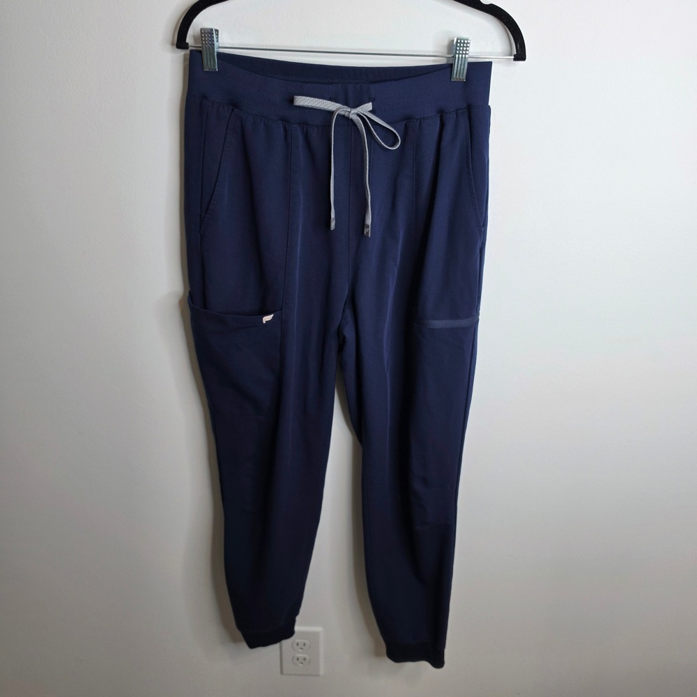 Fabletics Joggers Womens M Navy Blue Performance Activewear Pants
